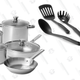 Stainless Steel 13-Piece Cookware Set | $35 | Macy’s